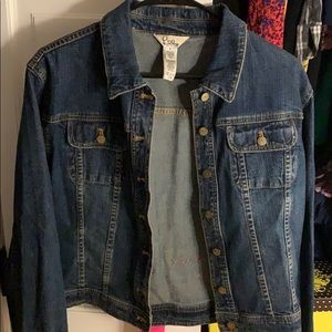 Lilly Pulitzer Jean jacket.